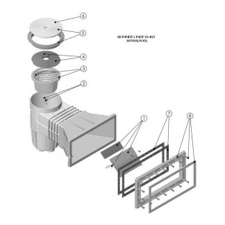 ΑΝΤΑΛΛΑΚΤΙΚΑ ΠΙΣΙΝΑΣ ΓΙΑ ΣΚΙΜΜΕΡ LINER 01463 ASTRALPOOL