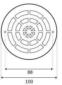 ΔΙΑΣΤΑΣΕΙΣ ΣΧΑΡΑΣ ΣΤΟΜΙΟΥ ΠΙΣΙΝΑΣ LINER 00340 ASTRALPOOL