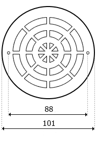 ΔΙΑΣΤΑΣΕΙΣ ΣΧΑΡΑΣ ΣΤΟΜΙΟΥ ΠΙΣΙΝΑΣ 35472 ASTRALPOOL