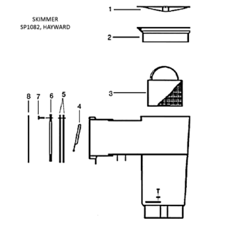 ΑΝΤΑΛΛΑΚΤΙΚΑ ΠΙΣΙΝΑΣ ΓΙΑ ΣΚΙΜΜΕΡ SP1082 HAYWARD